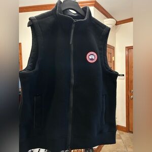 Men's Canada, goose black fleece vest size XXL